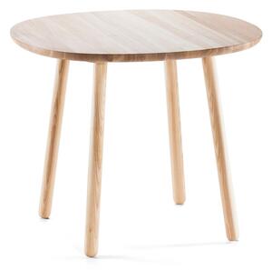 Tavolo da pranzo in legno massiccio naturale , ⌀ 90 cm Naïve - EMKO