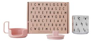 Tazza per bebè rosa Cresci con la tua tazza Grow with Your Cup - Design Letters
