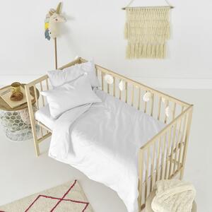 Biancheria da letto in cotone bianco per bambini, 115 x 145 cm Basic - Happy Friday