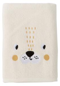Asciugamano per bambini in cotone crema 50x75 cm King - Foutastic