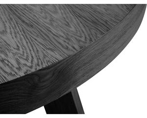 Tavolo pieghevole in rovere nero, ø 130 cm Bodil - Windsor & Co Sofas