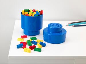 Scatola rotonda di stoccaggio blu - LEGO®