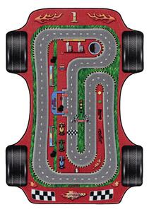 Tappeto rosso per bambini 100x150 cm Play - Ayyildiz Carpets