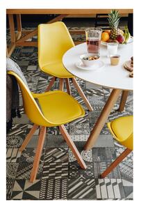 Set di 2 sedie grigie con base in legno di faggio Gina - Bonami Essentials