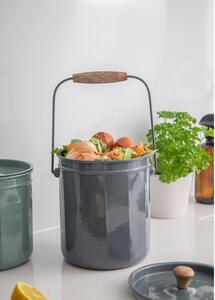 Contenitori in acciaio per rifiuti compostabili in set da 3 - Kitchen Craft
