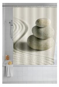 Tenda da doccia grigia Sand, 180 x 200 cm Sand & Stone - Wenko