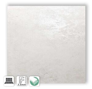 OXIDE BIANCO 100x100 - PIASTRELLA GRES SOTTILE 3 MM EFFETTO METALLO BIANCO