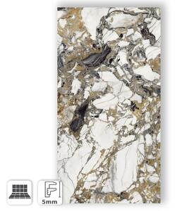 NEW GOLD BEAUTY LUCIDO I NATURALI 80x160 - GRES SOTTILE EFFETTO MARMO CALDO VENATO