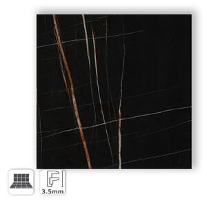 SAHARA NOIR BOCC. 50X50 - GRES PORCELLANATO EFFETTO MARMO NERO BOCCIARDATO