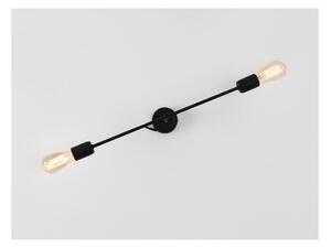 Lampada da parete nera per 2 lampadine , larghezza 60 cm Twigo - CustomForm