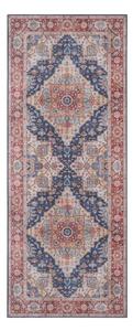 Runner blu scuro e rosso, 80 x 200 cm Sylla - Nouristan