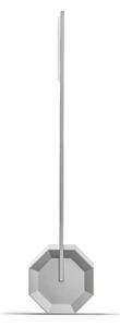 Lampada da tavolo dimmerabile in argento (altezza 38 cm) Octagon One - Gingko