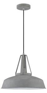 Lampadario LED sospeso su cavo RYAN 1xE27/60W/230V, grigio