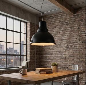 Lampadario LED a sospensione INDUSTRY 1xE27/60W/230V nero