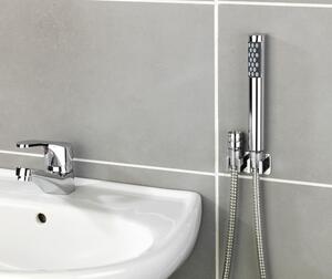 Flessibile doccia per lavabo con doppio supporto a parete - Wenko