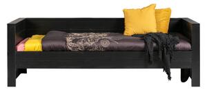 Letto/divano in pino nero , 90 x 200 cm Dennis - WOOOD