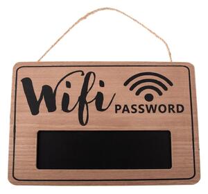 Insegna in legno con vernice lavagna , 30 x 20 cm Wifi Password - Dakls