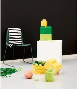 Scatola portaoggetti verde lime quadrata - LEGO®