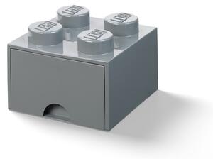 Contenitore per bambini grigio scuro con cassetto - LEGO®