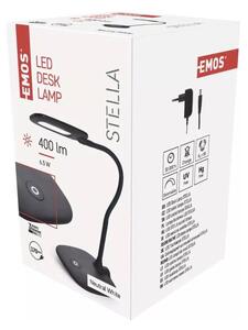 Lampada da tavolo dimmerabile a LED nero opaco (altezza 55 cm) Stella - EMOS