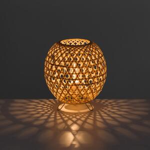 Lampada da tavolo in colore naturale con paralume in bambù (altezza 23 cm) Natural Way - Casa Selección