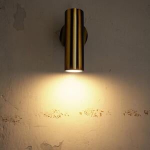 Lampada da parete color bronzo, altezza 17 cm Milan - SULION
