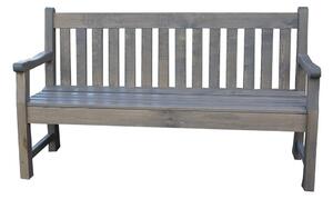 Panchina da giardino in legno grigio London - Rojaplast