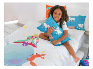 Copripiumino e cuscino in cotone per bambini , 140 x 200 cm Le Petit Prince - Mr. Fox