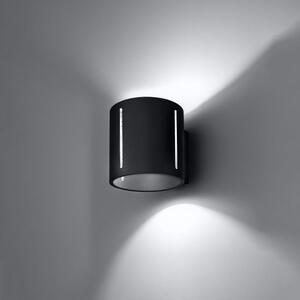 Lampada da parete nera Vulco - Nice Lamps