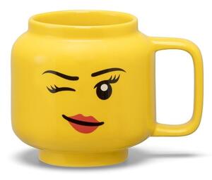 Tazza per bambini in ceramica gialla 255 ml Head - LEGO®