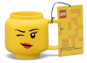 Tazza per bambini in ceramica gialla 255 ml Head - LEGO®