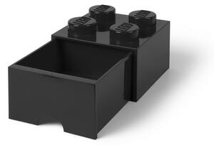 Scatola portaoggetti nera quadrata - LEGO®