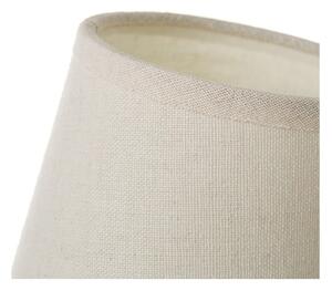Lampada da tavolo bianca con paralume in tessuto (altezza 34,5 cm) - Casa Selección