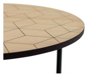 Tavolino rotondo Triangle, ⌀ 70 cm Arty - Woodman