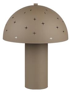 Lampada da tavolo marrone (altezza 32,5 cm) Seta - Trio