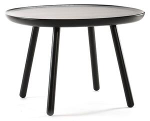 Tavolo in legno massiccio nero , ø 64 cm Naïve - EMKO
