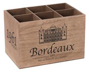 Portabottiglie in legno Bordeaux - Balvi