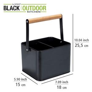 Scatola nera per utensili da cucina Baco Black Outdoor Kitchen Baco - Wenko