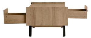 Tavolino in legno di quercia con 2 cassetti Ceilan Ceilam - Marckeric