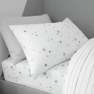 Biancheria da letto in cotone per bambini 200x135 cm Stars - Bianca