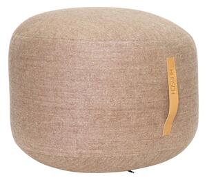 Pouf Zerio marrone chiaro, ø 50 cm Mochi - Hübsch