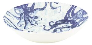 Ciotola in ceramica blu e bianca, ø 30 cm Positano - Villa Altachiara