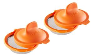 Set di 2 stampi in silicone arancione per uova perse Pouched - Lékué