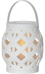 Lanterna bianca Lanterna, altezza 16 cm Flame - Star Trading