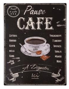 Insegna in metallo 25x33 cm Pause Café - Antic Line