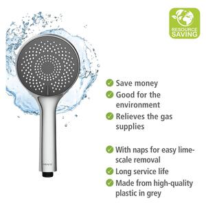 Set doccia in acciaio inox argento lucido 70 cm Water Saving - Wenko