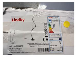 Lindby - Lampada da terra LED RGB dimmerabile CRIOSTAL LED/9W/230V + tc