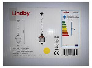 Lindby - Lampadario a catena per esterni CLINT 1xE27/60W/230V IP44