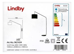 Lindby - Lampada con piedistallo VISKAN 1xE27/60W/230V