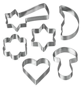 Set di 6 tagliabiscotti in acciaio inox - Metaltex